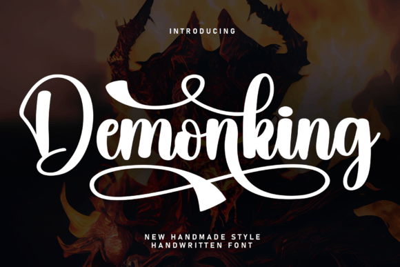 Discover Demonking: A Handwritten Font with Timeless Character