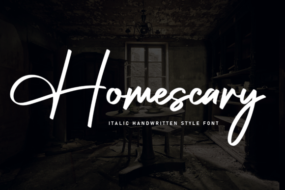 Discover Homescary: A Handwritten Font for Creative Projects