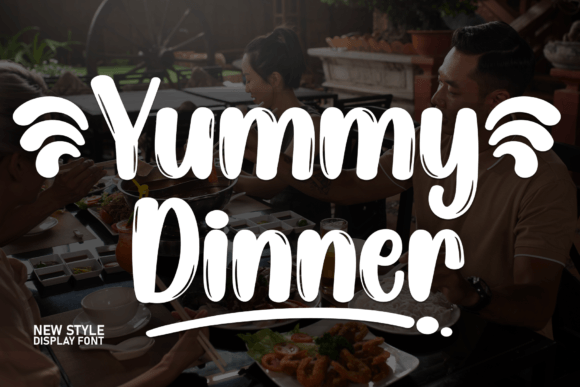 Discover the Warmth of the Yummy Dinner Font