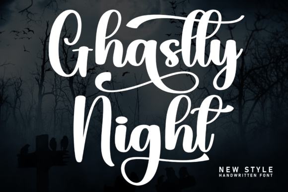 Discovering Ghastly Night: A Handwritten Font for Timeless Design