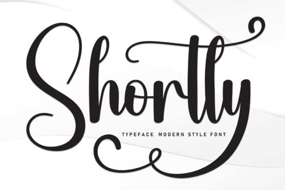 Shortly: An Elegant Script Font for Refined Designs