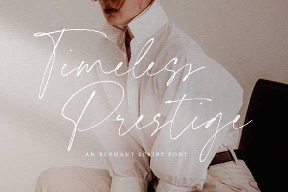 Timeless Prestige: A Handwritten Font for Elegant Design